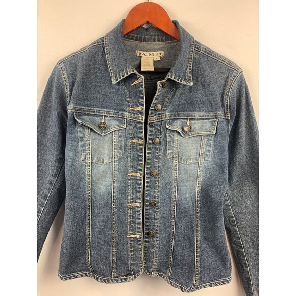 A.M.I. Womens Denim Jacket S - Picture 2 of 4